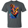 BigProStore African American King Queen T-Shirt For Melanin Women Men Pro Black G200 Gildan Ultra Cotton T-Shirt / Dark Heather / S T-shirt