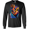 BigProStore African American King Queen T-Shirt For Melanin Women Men Pro Black G240 Gildan LS Ultra Cotton T-Shirt / Black / S T-shirt