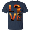 BigProStore African American Love T-Shirt For Melanin Women Men Black People Pride G200 Gildan Ultra Cotton T-Shirt / Navy / S T-shirt