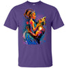 BigProStore African American Melanin King Queen T-Shirt For Pro Black People Pride G200 Gildan Ultra Cotton T-Shirt / Purple / S T-shirt