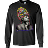 BigProStore African American Pro Black Queens T-Shirt For Melanin Women Afro Girl G240 Gildan LS Ultra Cotton T-Shirt / Black / S T-shirt