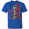BigProStore African American T-Shirt America Flag Graphic Design For Pro Black Men G200 Gildan Ultra Cotton T-Shirt / Royal / S T-shirt
