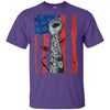 BigProStore African American T-Shirt America Flag Graphic Design For Pro Black Men G200 Gildan Ultra Cotton T-Shirt / Purple / S T-shirt