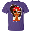 BigProStore African American T-Shirt For Melanin Poppin Black Women Afro Girl Rock G200 Gildan Ultra Cotton T-Shirt / Purple / S T-shirt