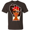 BigProStore African American T-Shirt For Melanin Poppin Black Women Afro Girl Rock G200 Gildan Ultra Cotton T-Shirt / Dark Chocolate / S T-shirt