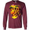 BigProStore African American Women T-Shirt For Pro Black People Melanin Pride Tee G240 Gildan LS Ultra Cotton T-Shirt / Maroon / S T-shirt