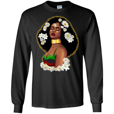 BigProStore African Clothing Family Reunion T-Shirt For Melanin Women Afro Girl G240 Gildan LS Ultra Cotton T-Shirt / Black / S T-shirt