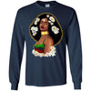 BigProStore African Clothing Family Reunion T-Shirt For Melanin Women Afro Girl G240 Gildan LS Ultra Cotton T-Shirt / Navy / S T-shirt