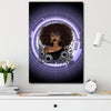 BigProStore African American Canvas Art African Fashion Girl Black African Wall Art Canvas / 8" x 12" Canvas