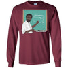 BigProStore Afro Apparel This Is America Pro Black African American Pride T-Shirt G240 Gildan LS Ultra Cotton T-Shirt / Maroon / S T-shirt