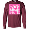 Amazing Back And Body Hurts T-Shirt Funny Design Idea For Pro Black BigProStore