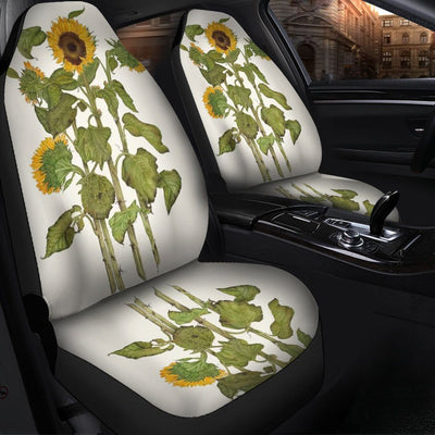 BigProStore Sunflower Seat Covers Amazing Sunflower Spectacle Auto Seat Covers Universal Fit (Set of 2 Car Seat Covers Car Seat Cover