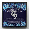 BigProStore Mothers Day Necklace To The Best Mother In Law Double Hearts Necklace Standard Box Jewelry