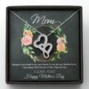 BigProStore Mothers Day Ideas Because Of Your Belief In Me I Love You Double Hearts Necklace Standard Box Jewelry