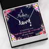 BigProStore Presents For Mom A Mother Is Someone You Laugh With Love Scripted Love Necklace High Polished .316 Surgical Steel Scripted Love Jewelry