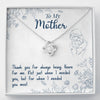 BigProStore Mothers Day Gifts Thank You For Always Being There For Me Love Knot Necklace Standard Box Jewelry