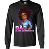 BigProStore Bae Black And Educated Afro Girl Magic T-Shirt For Melanin Women Pride G240 Gildan LS Ultra Cotton T-Shirt / Black / S T-shirt