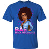 BigProStore Bae Black And Educated Afro Girl Rock T-Shirt For Melanin Women Pride G200 Gildan Ultra Cotton T-Shirt / Royal / S T-shirt