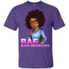 BigProStore Bae Black And Educated Afro Girl Rock T-Shirt For Melanin Women Pride G200 Gildan Ultra Cotton T-Shirt / Purple / S T-shirt