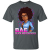 BigProStore Bae Black And Educated Afro Girl Rock T-Shirt For Melanin Women Pride G200 Gildan Ultra Cotton T-Shirt / Dark Heather / S T-shirt