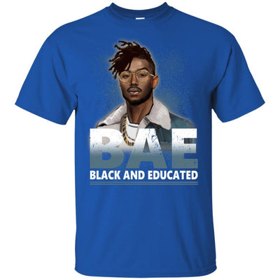 BigProStore Bae Black And Educated T-Shirt African Apparel For Melanin Afro Men G200 Gildan Ultra Cotton T-Shirt / Royal / S T-shirt