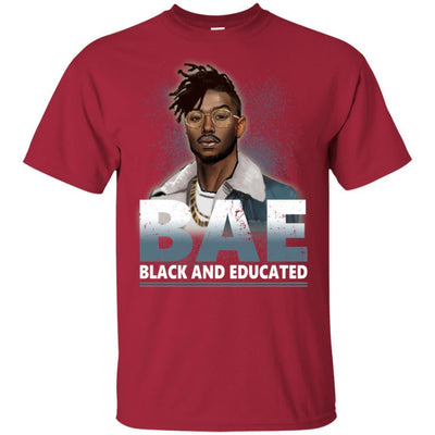 BigProStore Bae Black And Educated T-Shirt African Apparel For Melanin Afro Men G200 Gildan Ultra Cotton T-Shirt / Cardinal / S T-shirt