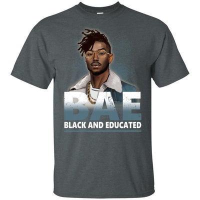 BigProStore Bae Black And Educated T-Shirt African Apparel For Melanin Afro Men G200 Gildan Ultra Cotton T-Shirt / Dark Heather / S T-shirt