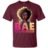 BigProStore Bae Black And Educated T-Shirt African Clothing For Melanin Women Men G200 Gildan Ultra Cotton T-Shirt / Maroon / S T-shirt