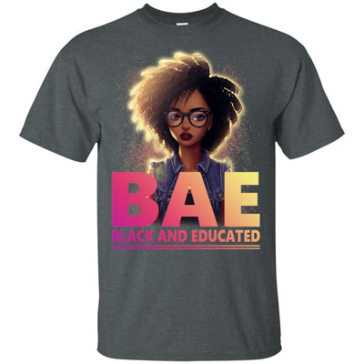 BigProStore Bae Black And Educated T-Shirt African Clothing For Melanin Women Men G200 Gildan Ultra Cotton T-Shirt / Dark Heather / S T-shirt