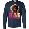 BigProStore Bae Black And Educated T-Shirt African Clothing For Melanin Women Men G240 Gildan LS Ultra Cotton T-Shirt / Navy / S T-shirt
