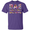 BigProStore Bae Black And Educated Women Flower T-Shirt For Pro Black People Pride G200 Gildan Ultra Cotton T-Shirt / Purple / S T-shirt