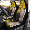 BigProStore Sunflower Seat Covers Beauty Magic Sunny Flower Auto Seat Covers Universal Fit (Set of 2 Car Seat Covers Car Seat Cover