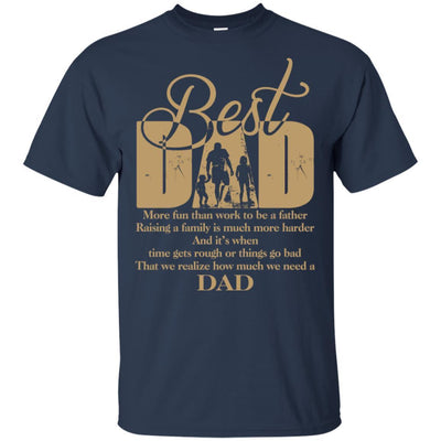 BigProStore Best Dad T-Shirts Special Gift For Daddy Father's Day Men Present Idea G200 Gildan Ultra Cotton T-Shirt / Navy / S T-shirt