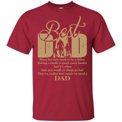 BigProStore Best Dad T-Shirts Special Gift For Daddy Father's Day Men Present Idea G200 Gildan Ultra Cotton T-Shirt / Cardinal / S T-shirt