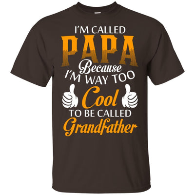 BigProStore Best Father's Day Gift Idea For Dad Grandpa I'm Called Papa T-Shirt G200 Gildan Ultra Cotton T-Shirt / Dark Chocolate / S T-shirt