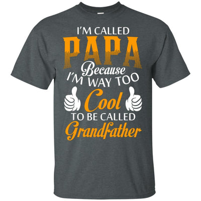 BigProStore Best Father's Day Gift Idea For Dad Grandpa I'm Called Papa T-Shirt G200 Gildan Ultra Cotton T-Shirt / Dark Heather / S T-shirt