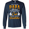 BigProStore Best Father's Day Gift Idea For Dad Grandpa I'm Called Papa T-Shirt G240 Gildan LS Ultra Cotton T-Shirt / Navy / S T-shirt