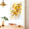 BigProStore Sunflower Canvas Big Yellow Watercolor Flower Home Decor Canvas