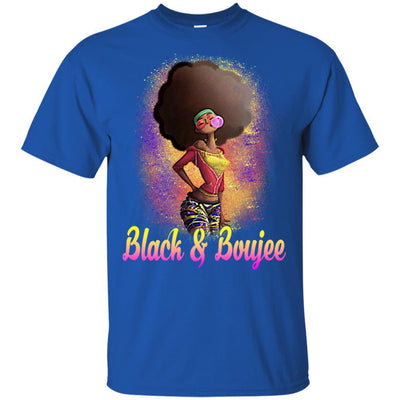 BigProStore Black And Boujee T-Shirt African Clothing For Melanin Poppin Afro Girl G200 Gildan Ultra Cotton T-Shirt / Royal / S T-shirt