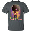 BigProStore Black And Boujee T-Shirt African Clothing For Melanin Poppin Afro Girl G200 Gildan Ultra Cotton T-Shirt / Dark Heather / S T-shirt