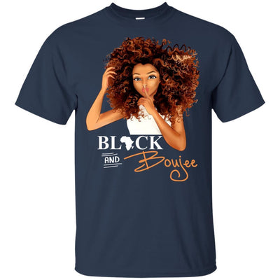 BigProStore Black And Boujee T-Shirt African Clothing For Pro Black Melanin Women G200 Gildan Ultra Cotton T-Shirt / Navy / S T-shirt