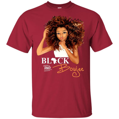 BigProStore Black And Boujee T-Shirt African Clothing For Pro Black Melanin Women G200 Gildan Ultra Cotton T-Shirt / Cardinal / S T-shirt