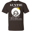BigProStore Black Auntie Funny T-Shirt African American Apparel For Melanin Women G200 Gildan Ultra Cotton T-Shirt / Dark Chocolate / S T-shirt