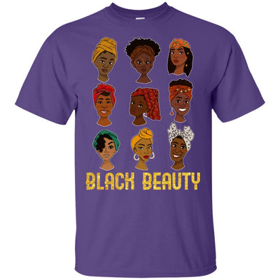 BigProStore Black Beauty African Clothing T-Shirt For Melanin Women Afro Girl Tee G200 Gildan Ultra Cotton T-Shirt / Purple / S T-shirt