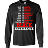 Black Excellence African American T-Shirt For Melanin Women Afro Girl BigProStore