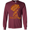 BigProStore Black Girl Magic T-Shirt African Clothing For Melanin Women Pro Girl G240 Gildan LS Ultra Cotton T-Shirt / Maroon / S T-shirt