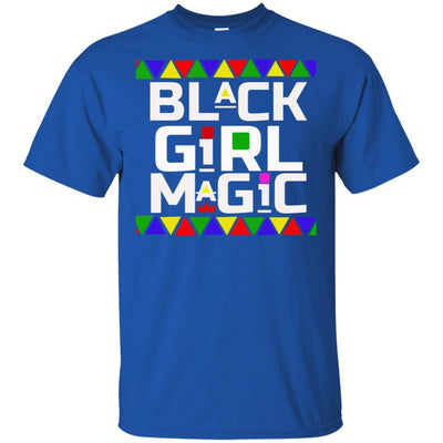 BigProStore Black Girl Magic T-Shirt Melanin Poppin Women African Clothing Design G200 Gildan Ultra Cotton T-Shirt / Royal / S T-shirt