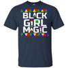 BigProStore Black Girl Magic T-Shirt Melanin Poppin Women African Clothing Design G200 Gildan Ultra Cotton T-Shirt / Navy / S T-shirt