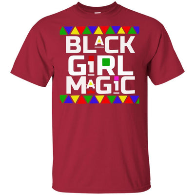 BigProStore Black Girl Magic T-Shirt Melanin Poppin Women African Clothing Design G200 Gildan Ultra Cotton T-Shirt / Cardinal / S T-shirt
