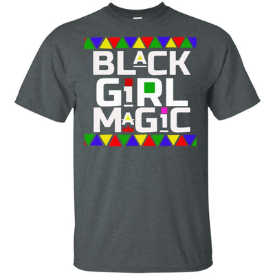 BigProStore Black Girl Magic T-Shirt Melanin Poppin Women African Clothing Design G200 Gildan Ultra Cotton T-Shirt / Dark Heather / S T-shirt